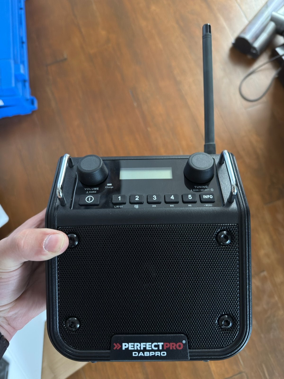PerfectPro DABPRO2 Bouwradio - DAB+, Bluetooth, AUX-in, Audio, Tv en Foto, Radio's, Ophalen of Verzenden, Zo goed als nieuw, Bouwradio