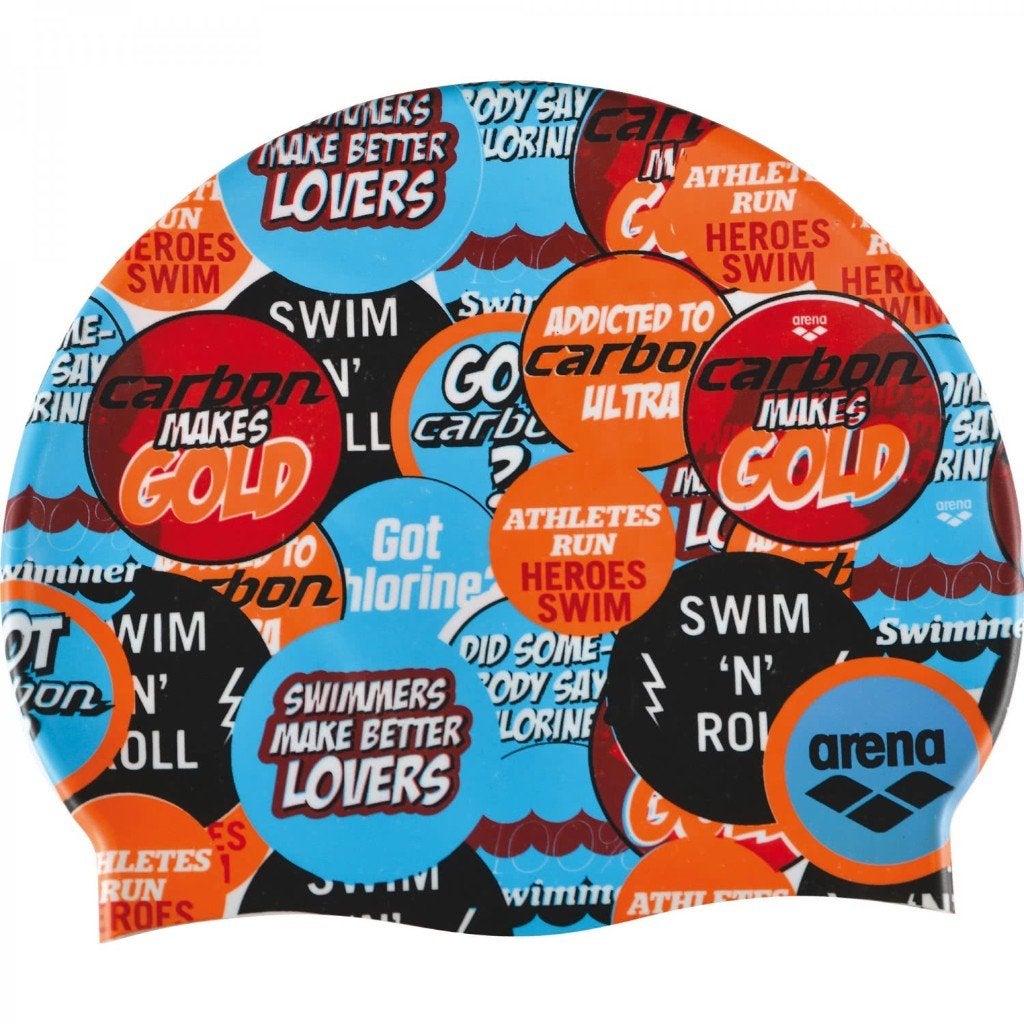 Nieuwe Arena Silicone Junior Badmuts met print Watchword, C.da Cisterna, 84/85 62029 Tolentino (MC) Italië, Overige typen, Nieuw
