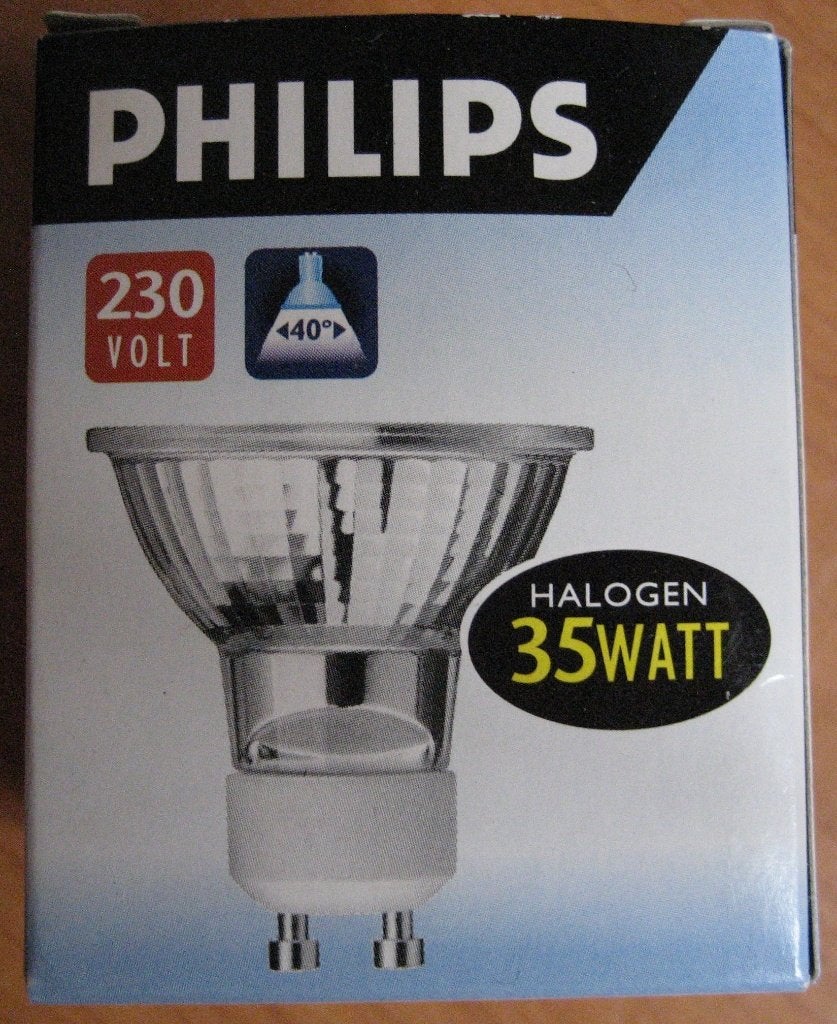 Philips Halogeen Lamp 35W - Helder en Dimbaar, Ophalen of Verzenden, Nieuw, 30 tot 60 watt