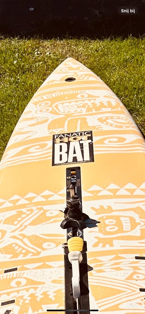 Fanatic surfplank met zeil, Watersport en Boten, Windsurfen, Ophalen, 250 tot 300 cm, Gebruikt, 5 tot 6.5 m²