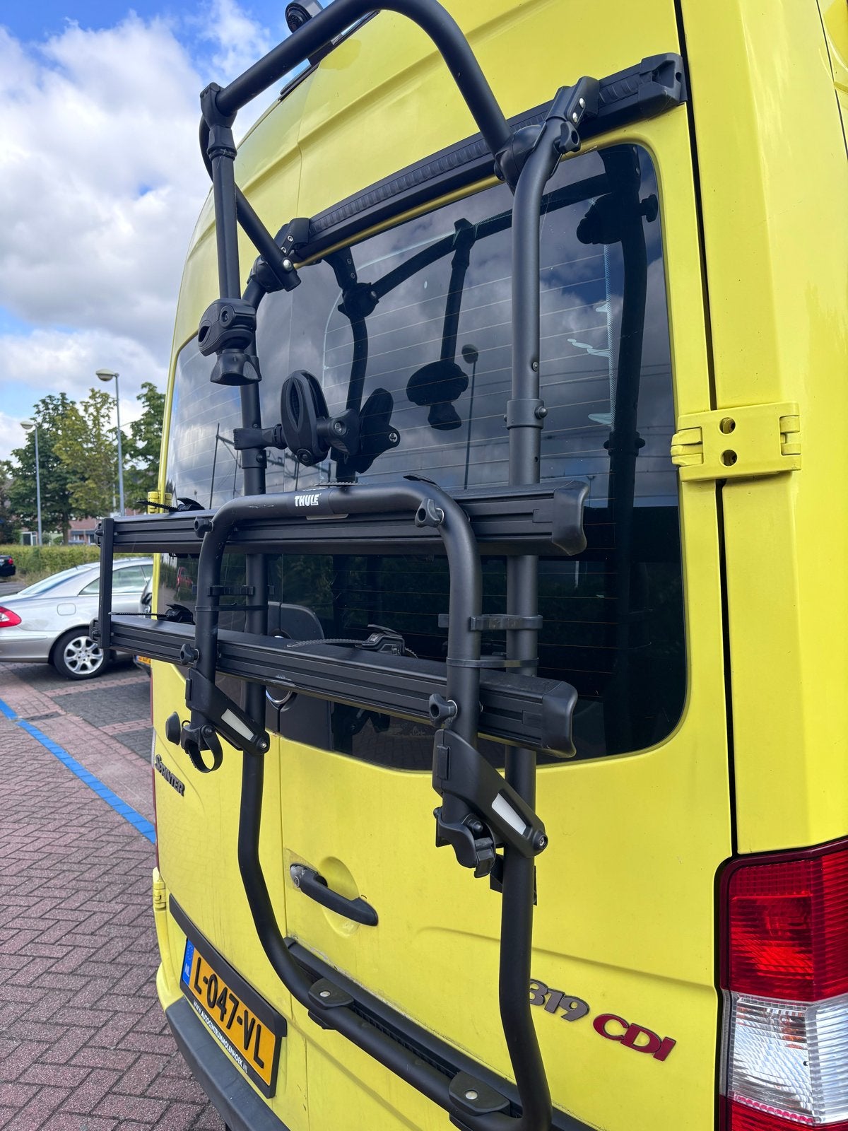 ZGAN Thule fietsendrager, Auto diversen, Ophalen of Verzenden, 2 fietsen, Zo goed als nieuw, Achterklepdrager