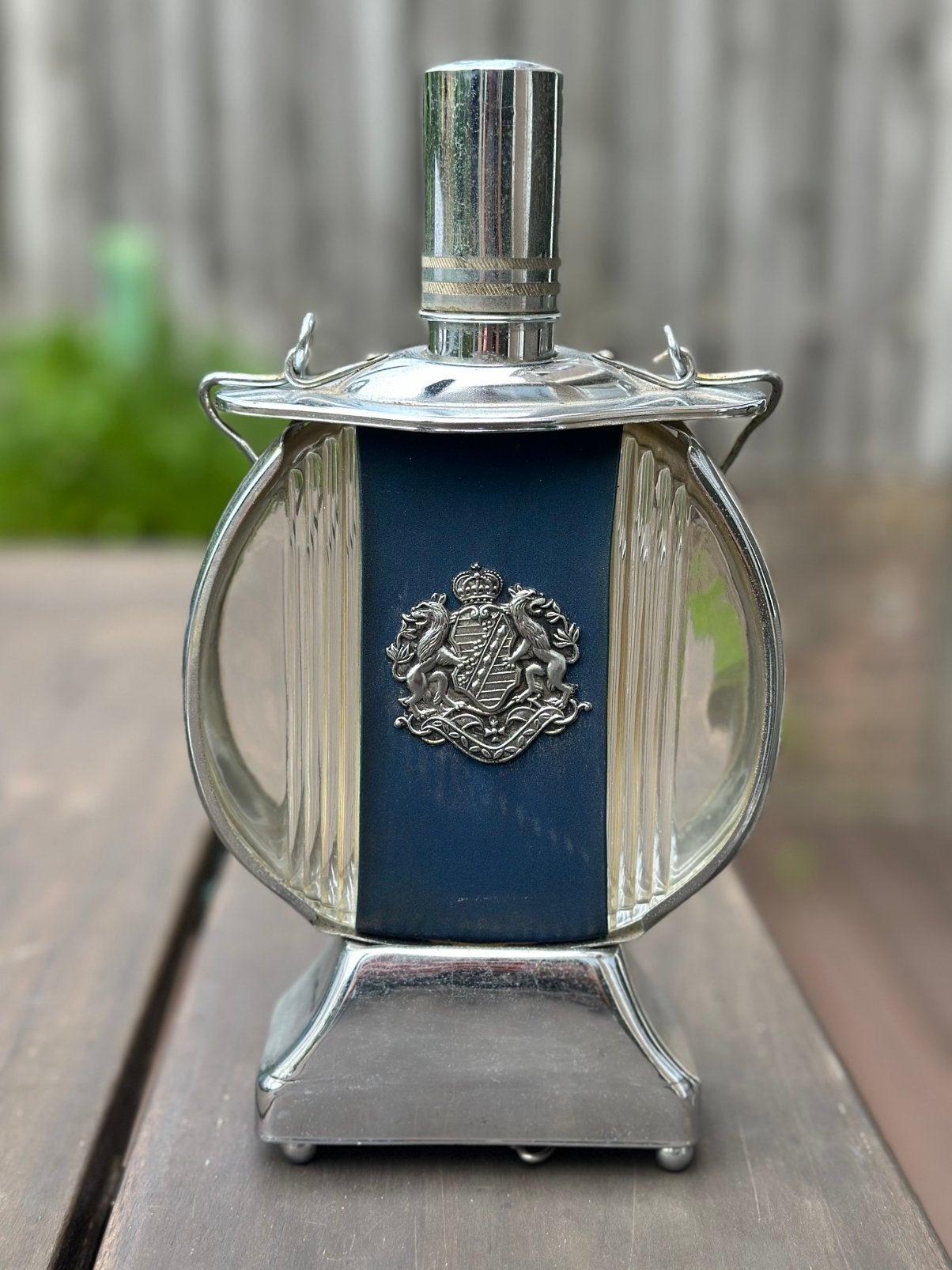 Speels vintage muzikale drankkaraf met opwindmechanisme, Ophalen of Verzenden