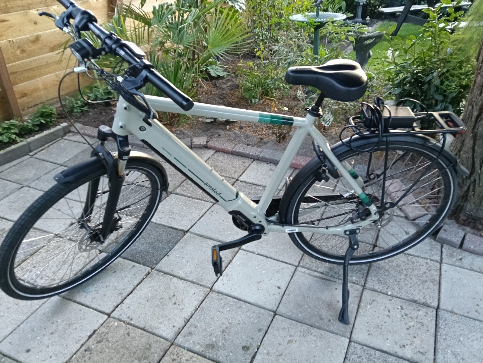 Amslod Denton E-LV elektrische fiets - Zo goed als nieuw, Zo goed als nieuw, 51 tot 55 cm, 50 km per accu of meer, Ophalen