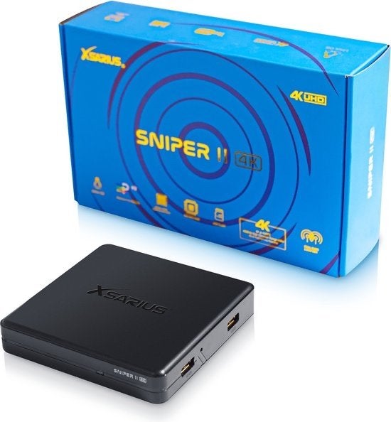 XSARIUS SNIPER II BT 4K UHD Media Streamer Iptv Ziggo kpn, Ophalen of Verzenden, Nieuw, Decoder