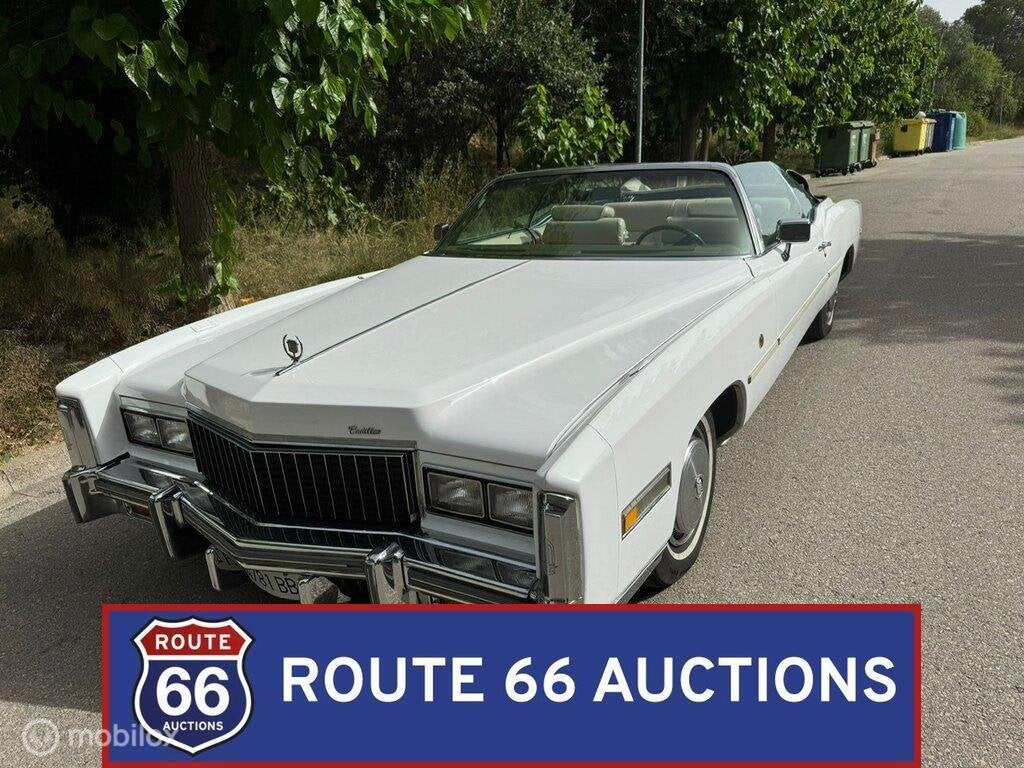 Cadillac Eldorado | 1976 | Route 66 Auctions, Auto's, Cadillac, Overige carrosserieën, Zwart, Bedrijf