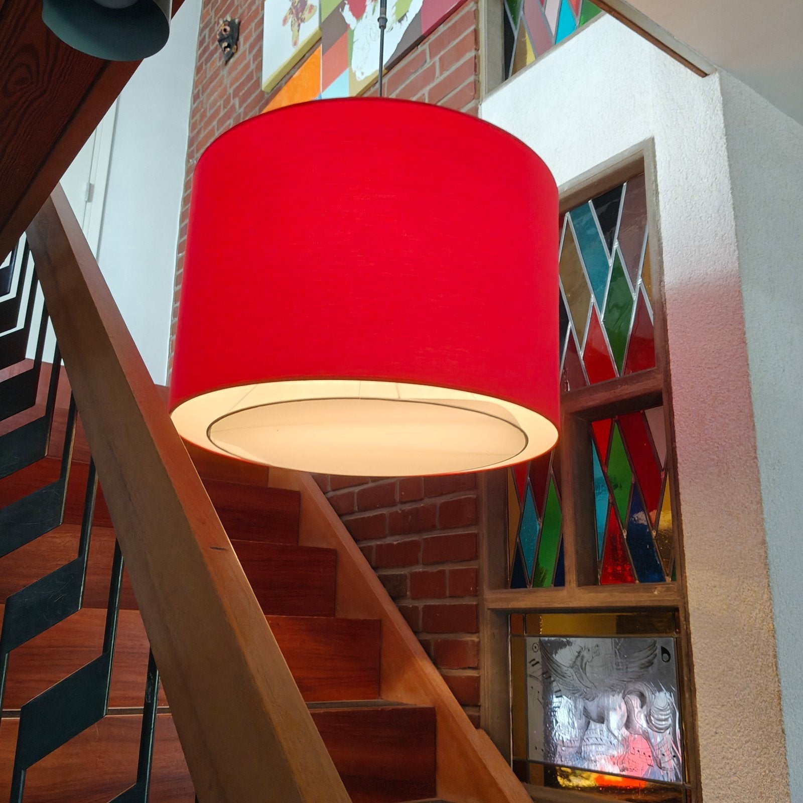 Prachtige Originele XXL lamp Stéphane Davidts, Ophalen of Verzenden