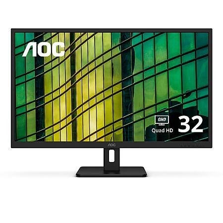 AOC Q32E2N 32" QHD Monitor incl. DisplayPort & voedingskabel, Gebruikt, 3 tot 5 ms, Kantelbaar, AOC Gaming
