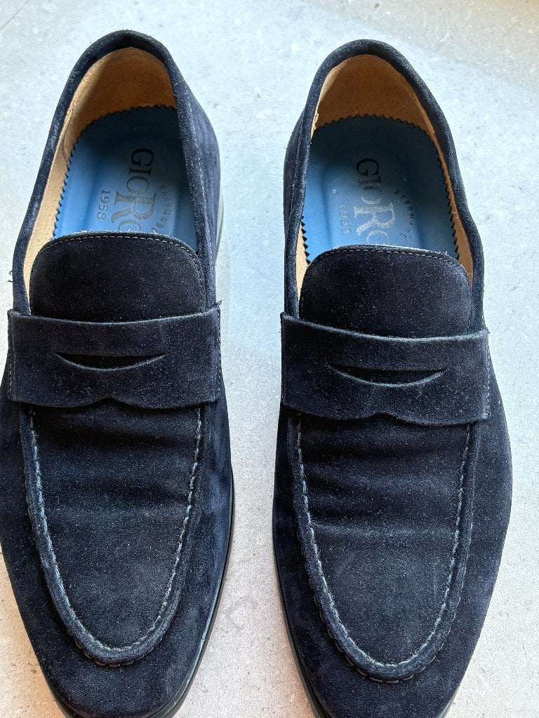 GioRgio instappers maat 41 Blauw, Loafers, Blauw, Giorgio, Ophalen of Verzenden