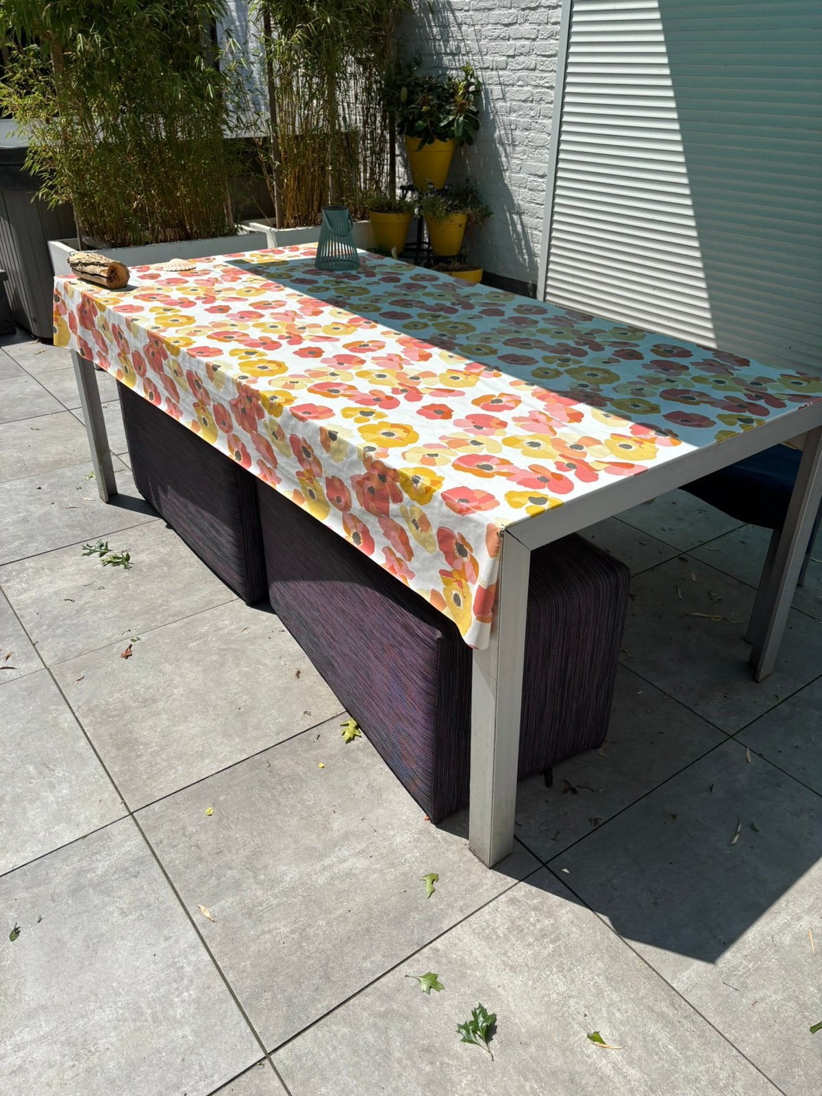 Tuintafel gratis afhalen, Ophalen, Gebruikt, Rechthoekig, Aluminium