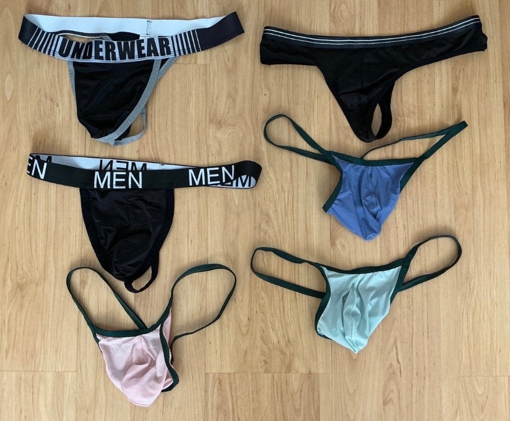 Strings, nieuw, maat M gay / hetero, Kleding | Heren, Ophalen of Verzenden, Zwart, Slip