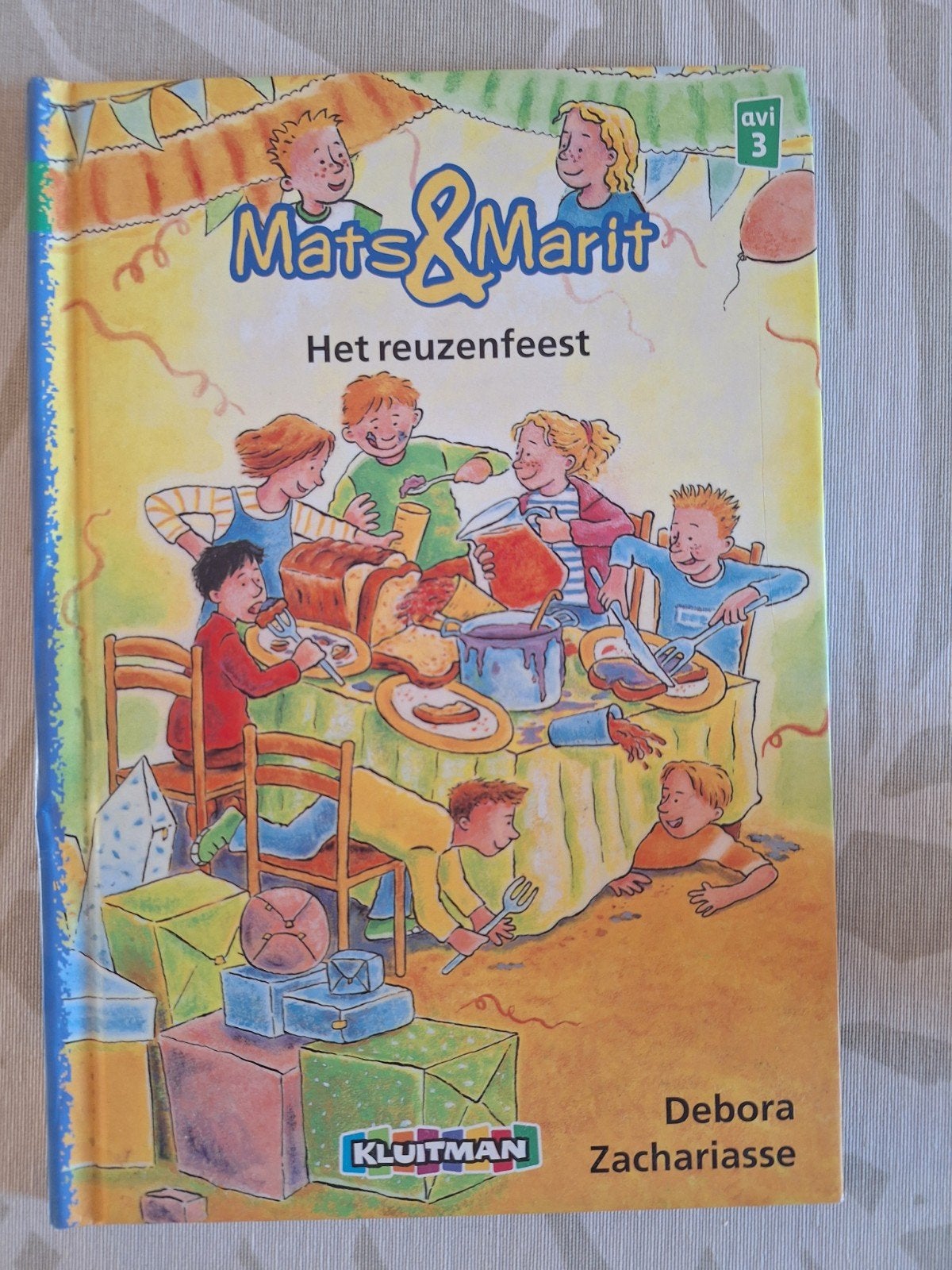 Mats & Marit: Het reuzenfeest - AVI 3 kinderboek, Ophalen of Verzenden, Zo goed als nieuw, Debora Zachariasse, Fictie algemeen