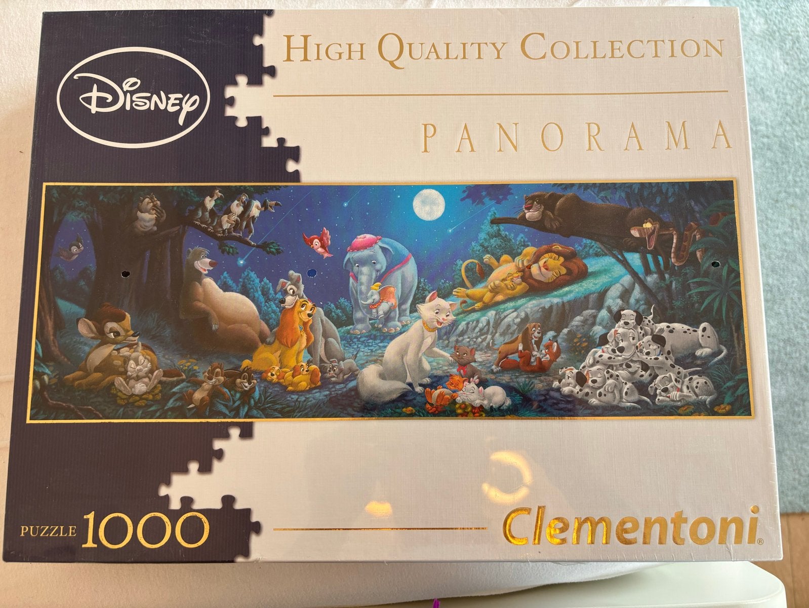 Disney Panorama Legpuzzel 1000 stukjes - Nieuw in verpakking, Ophalen of Verzenden, 500 t/m 1500 stukjes, Nieuw, Legpuzzel