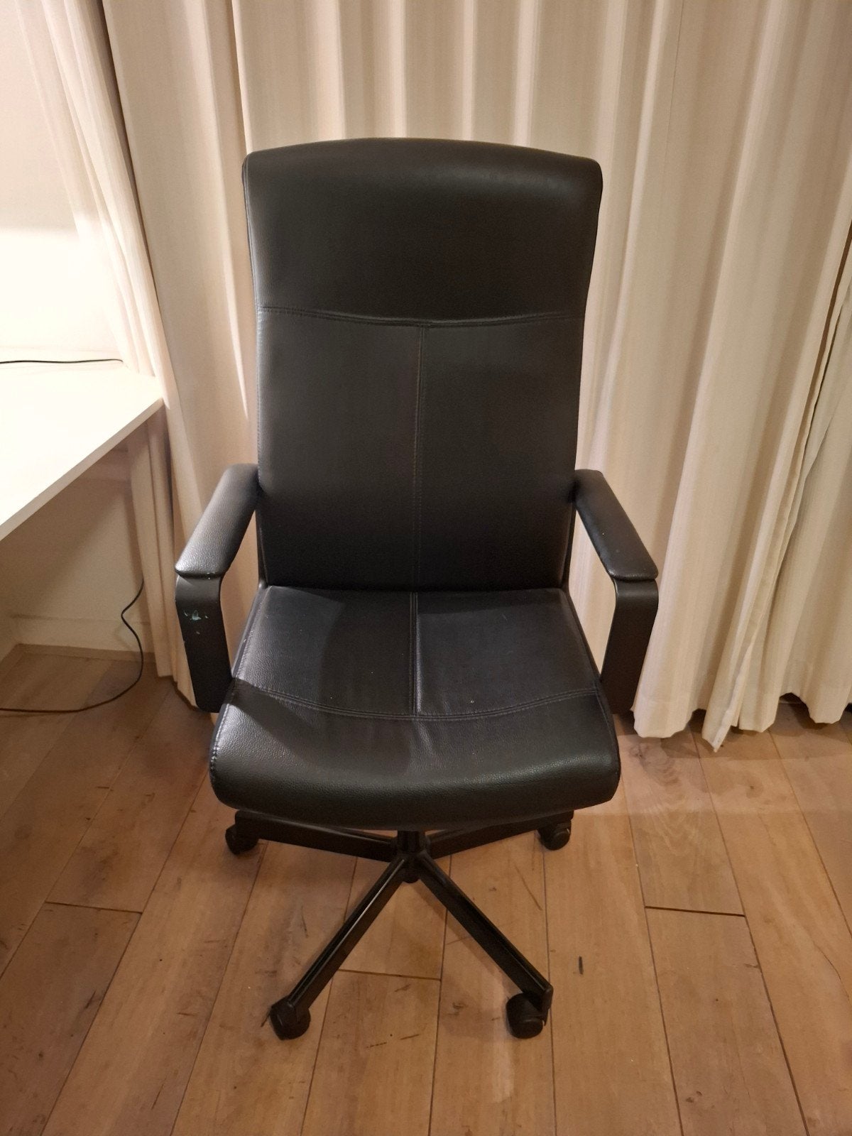 Ikea Millberget bureaustoel - Zwart, Ophalen, Gebruikt, Zwart, Bureaustoel