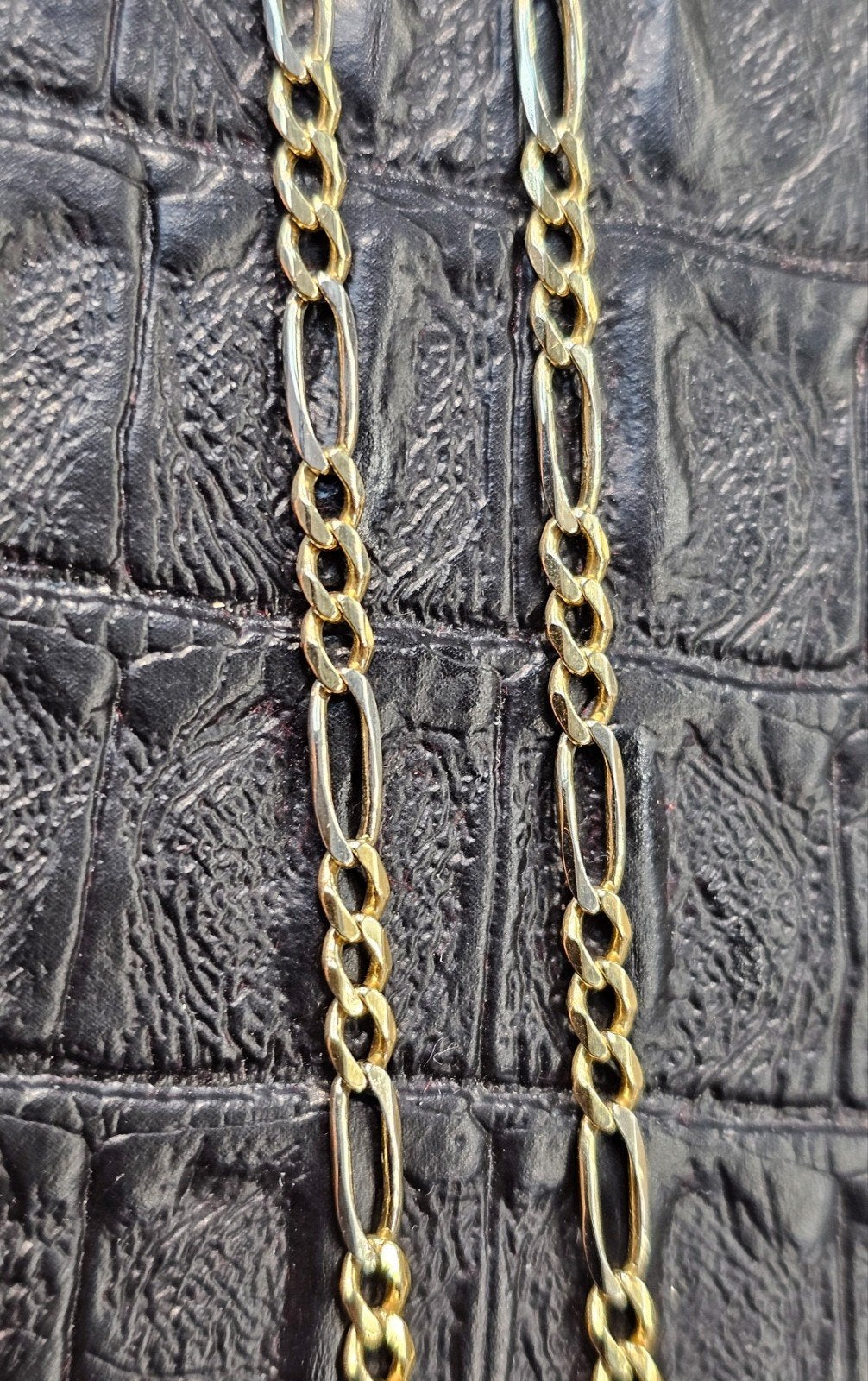 Figaro 14k gouden ketting 8 gram