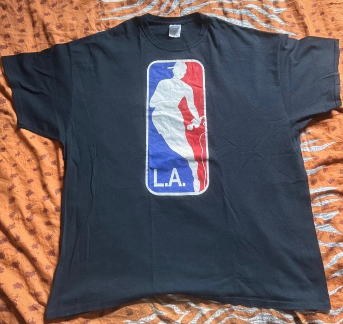 Downset. LA Hardcore Rapcore Bandshirt Gildan XXL, Verzenden, Zo goed als nieuw, Overige maten, Zwart