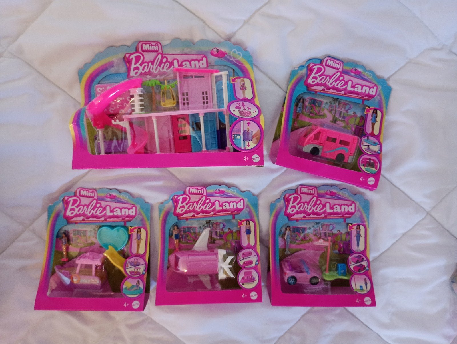 Mini Barbie Land Speelset Collectie (5 stuks)