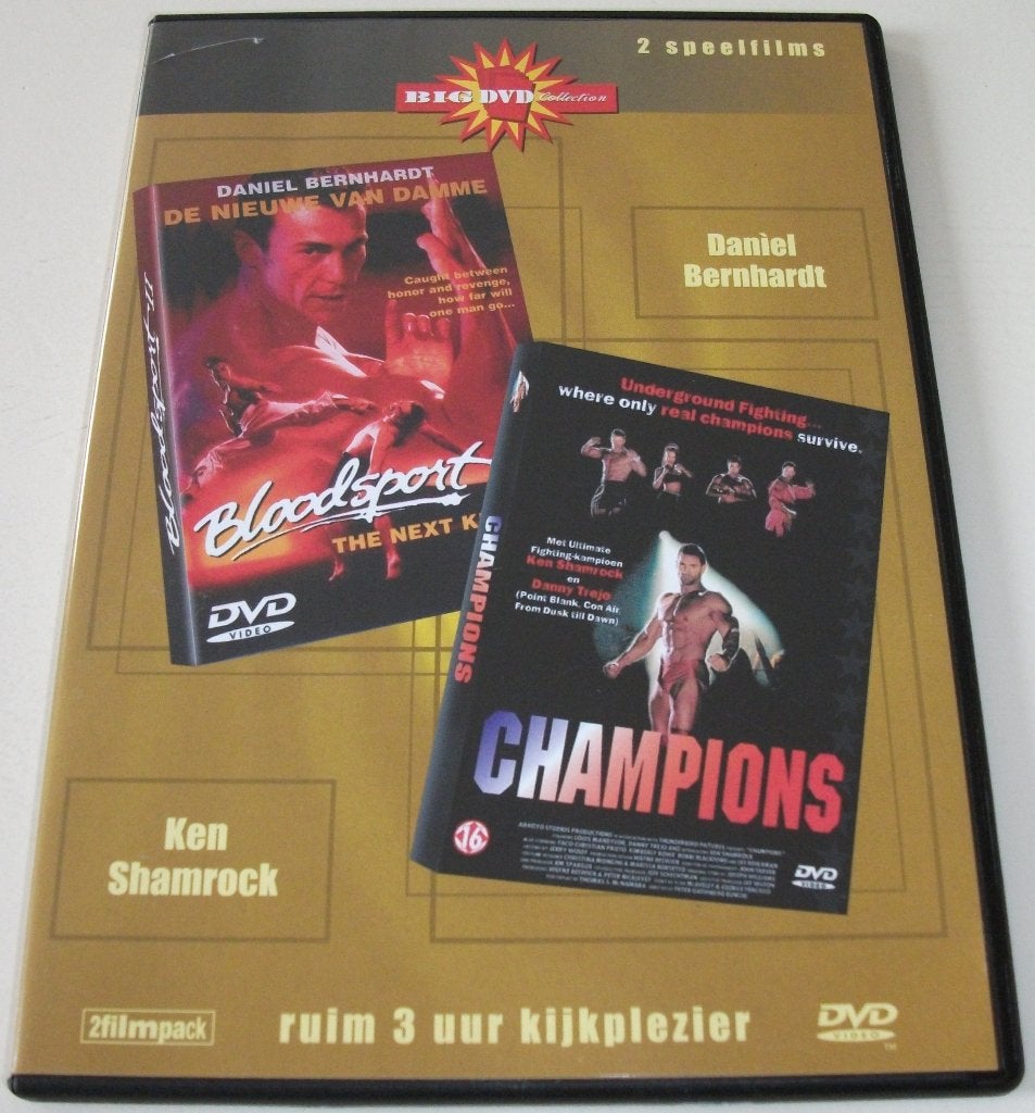 Film-Pack *** BLOODSPORT II & CHAMPIONS *** 2 Films, Engels, Vanaf 16 jaar, Nederlands, Ophalen of Verzenden