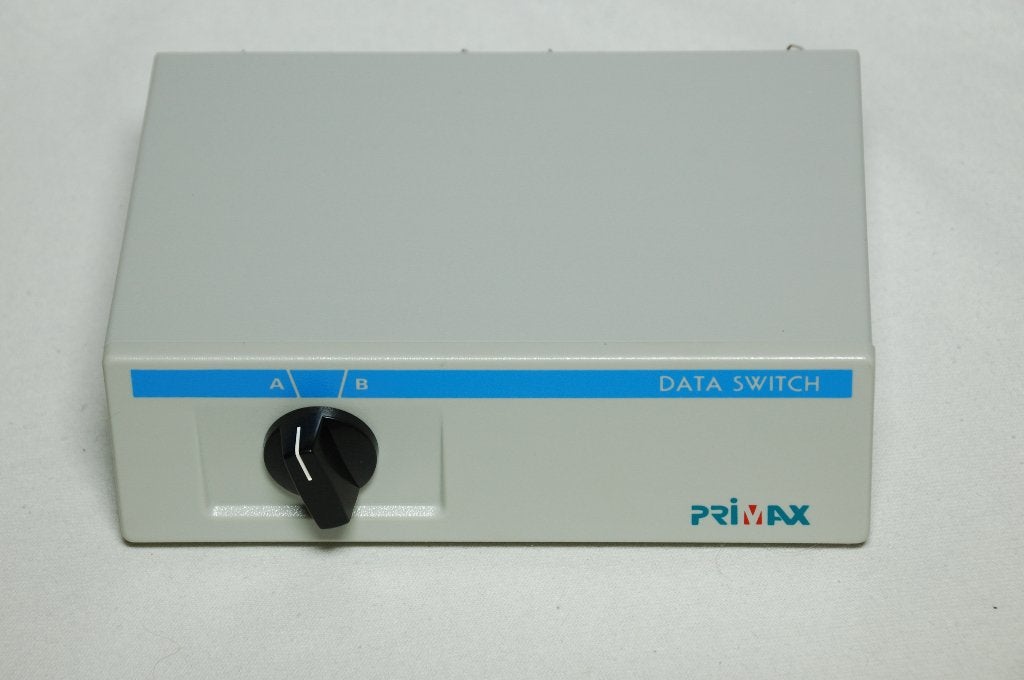 switchbox voor twee printers met centronics-aansluiting, Computers en Software, Printerbenodigdheden, Zo goed als nieuw, Printerkabel