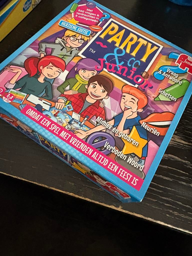 Party & Co Junior, Hobby en Vrije tijd, Gezelschapsspellen | Bordspellen, Drie of vier spelers, Ophalen, Gebruikt