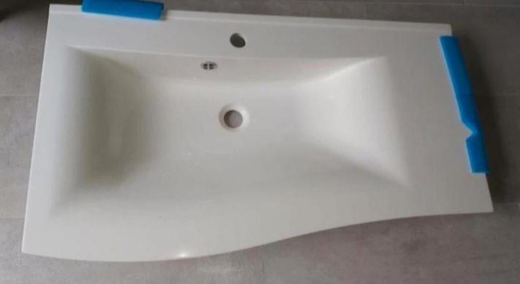 wastafel Nieuw in doos, Huis en Inrichting, Badkamer | Badkamermeubels, Nieuw, Minder dan 100 cm, Wasbak of Wastafel, 25 tot 50 cm