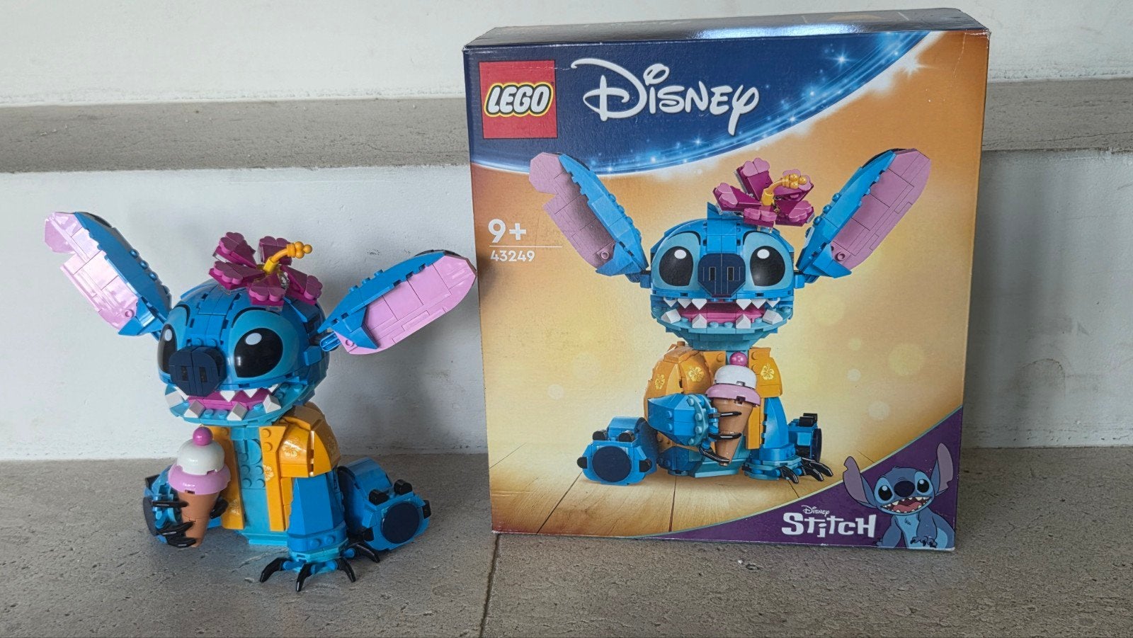 LEGO Disney Stitch (43249) - Vrijwel Nieuw, Compleet, Lego, Ophalen of Verzenden, Zo goed als nieuw