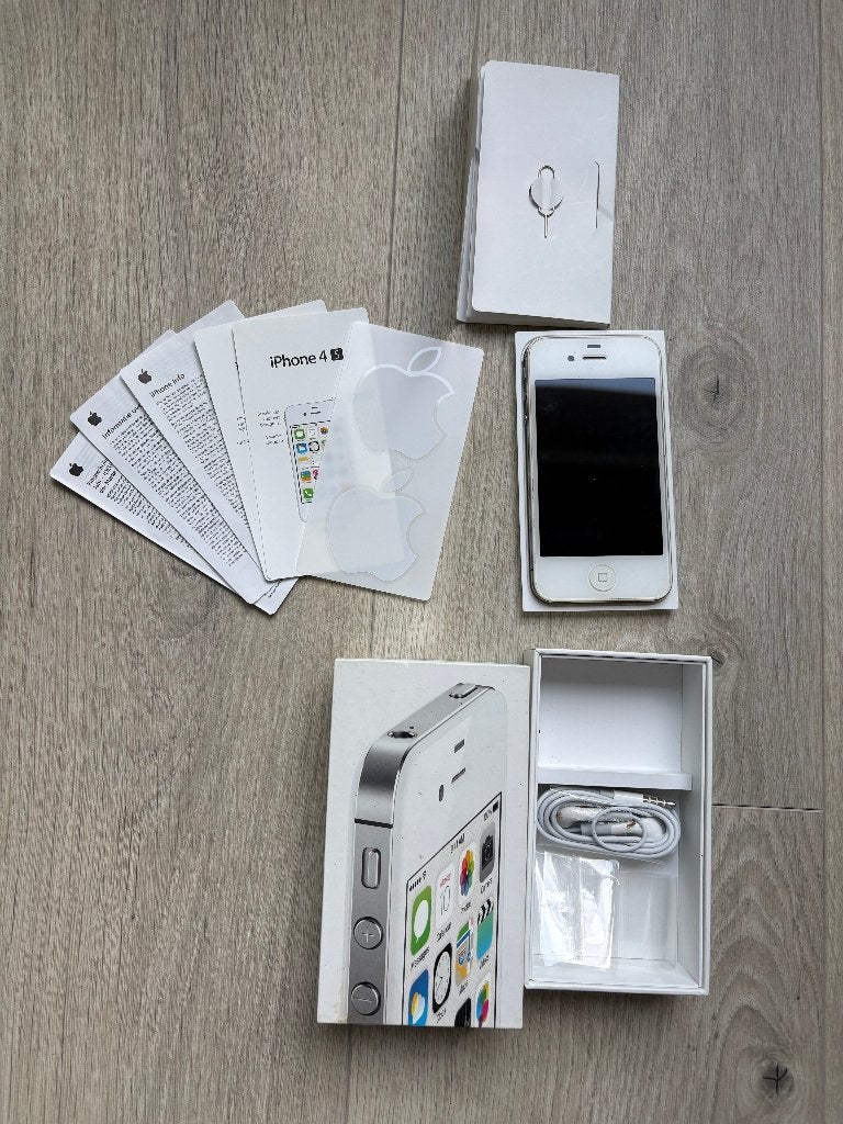 Apple Iphone 4S wit 8 Gb, Wit, Ophalen of Verzenden, Zonder simlock, IPhone 4S