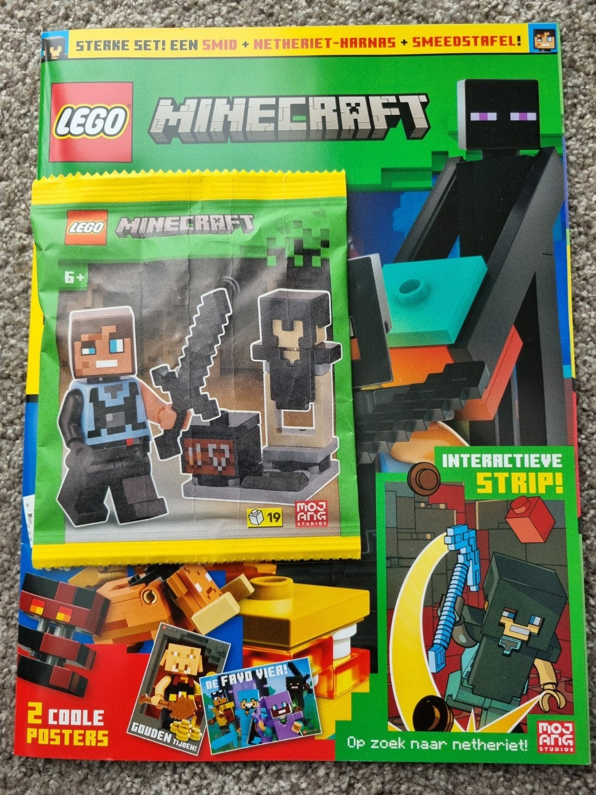 Tijdschrift : Lego Minecraft nr. 5 - 2026 + mini-set (nieuw), Minecraft, Lego, Nieuw, Ophalen of Verzenden