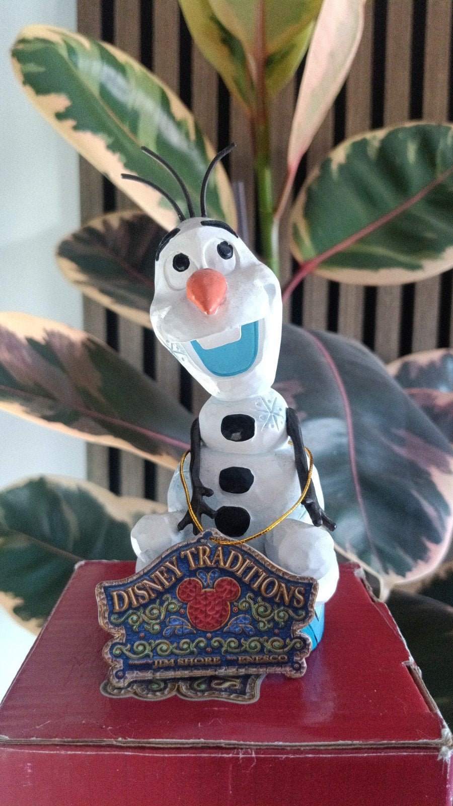 Disney Traditions Showcase Collection Olaf Beeldje, Ophalen of Verzenden, Overige figuren, Nieuw, Beeldje of Figuurtje