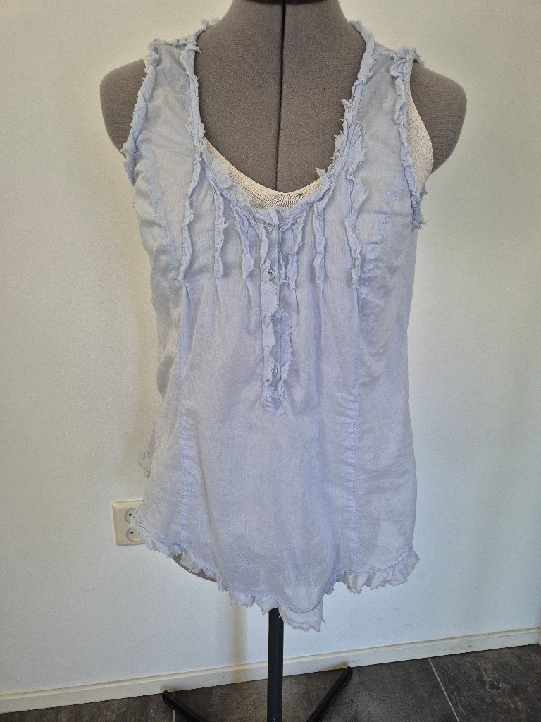 Kookai top, babyblauw, maat 40, Maat 38/40 (M), Blauw, Nieuw, Kookai