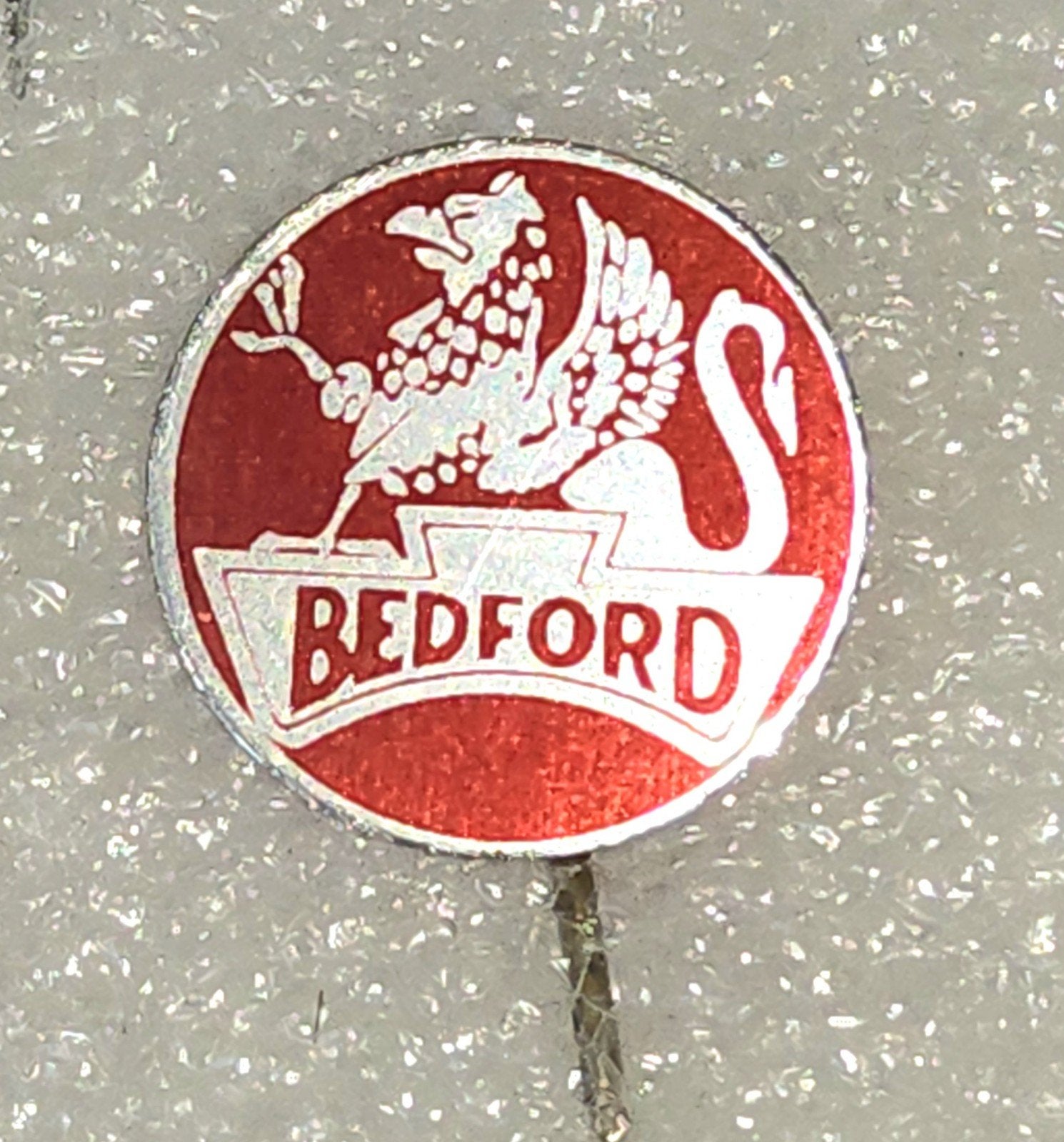 Vintage Bedford Speldje - Auto Merk, Ophalen of Verzenden, Gebruikt, Merk, Speldje of Pin