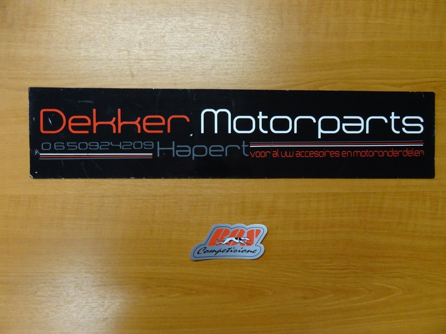Bos Exhausts Uitlaat / Demper Sticker # Bos Competizione #, Ophalen of Verzenden, -, -, -