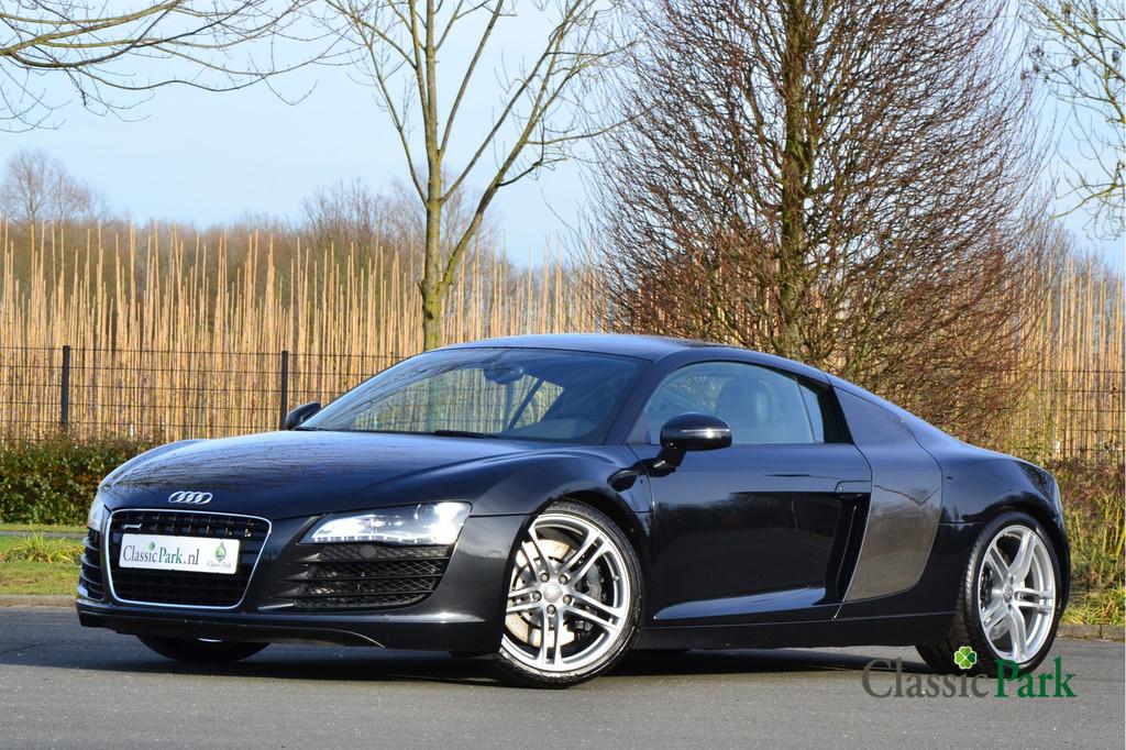 Audi R8 4.2 V8 FSI R-Tronic Pro+ (bj 2008, automaat), Auto's, Automaat, Zwart, Leder, Bedrijf