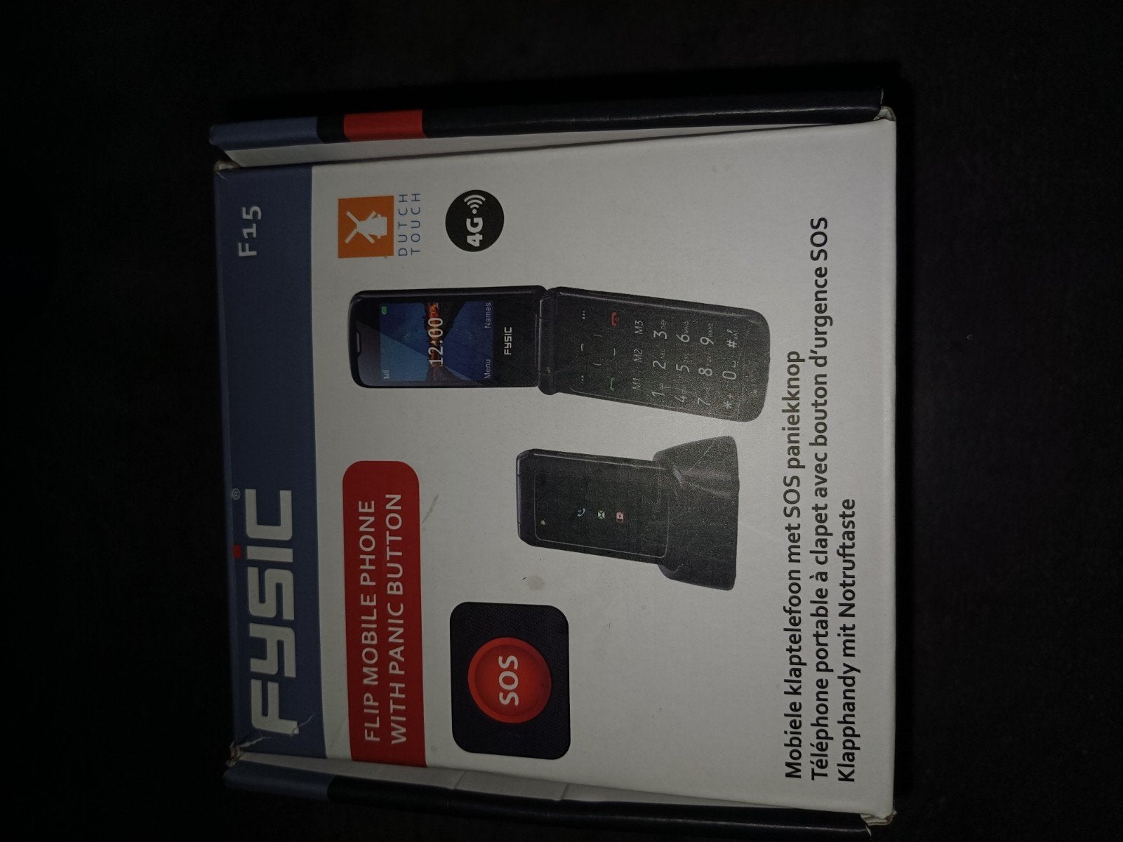fysic mobile telefoon met sos functie, Ophalen