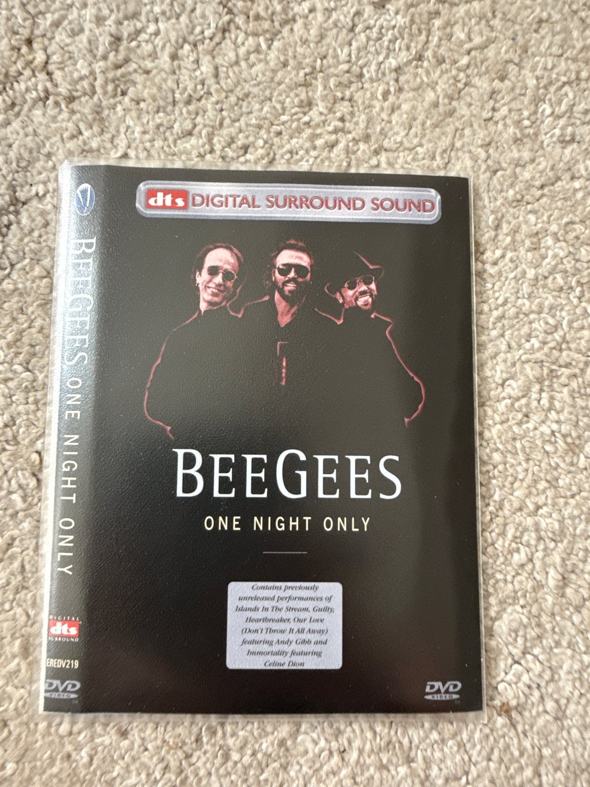 Bee Gees - One Night Only DVD (DTS Digital Surround Sound), Cd's en Dvd's, Ophalen, Alle leeftijden, Concert, Gebruikt