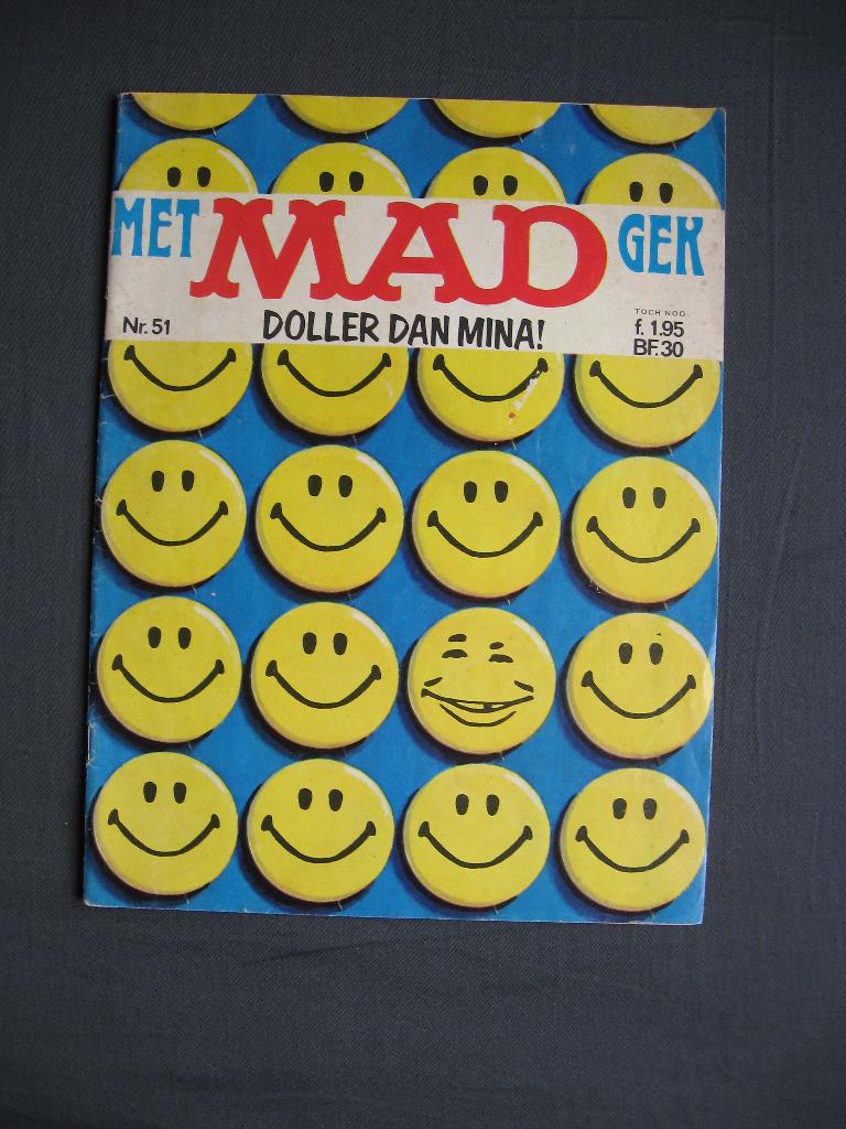 tijdschrift MAD 51 (jaartal niet vermeld; 1968?) zie omschr., Ophalen of Verzenden, Gelezen, Overige typen