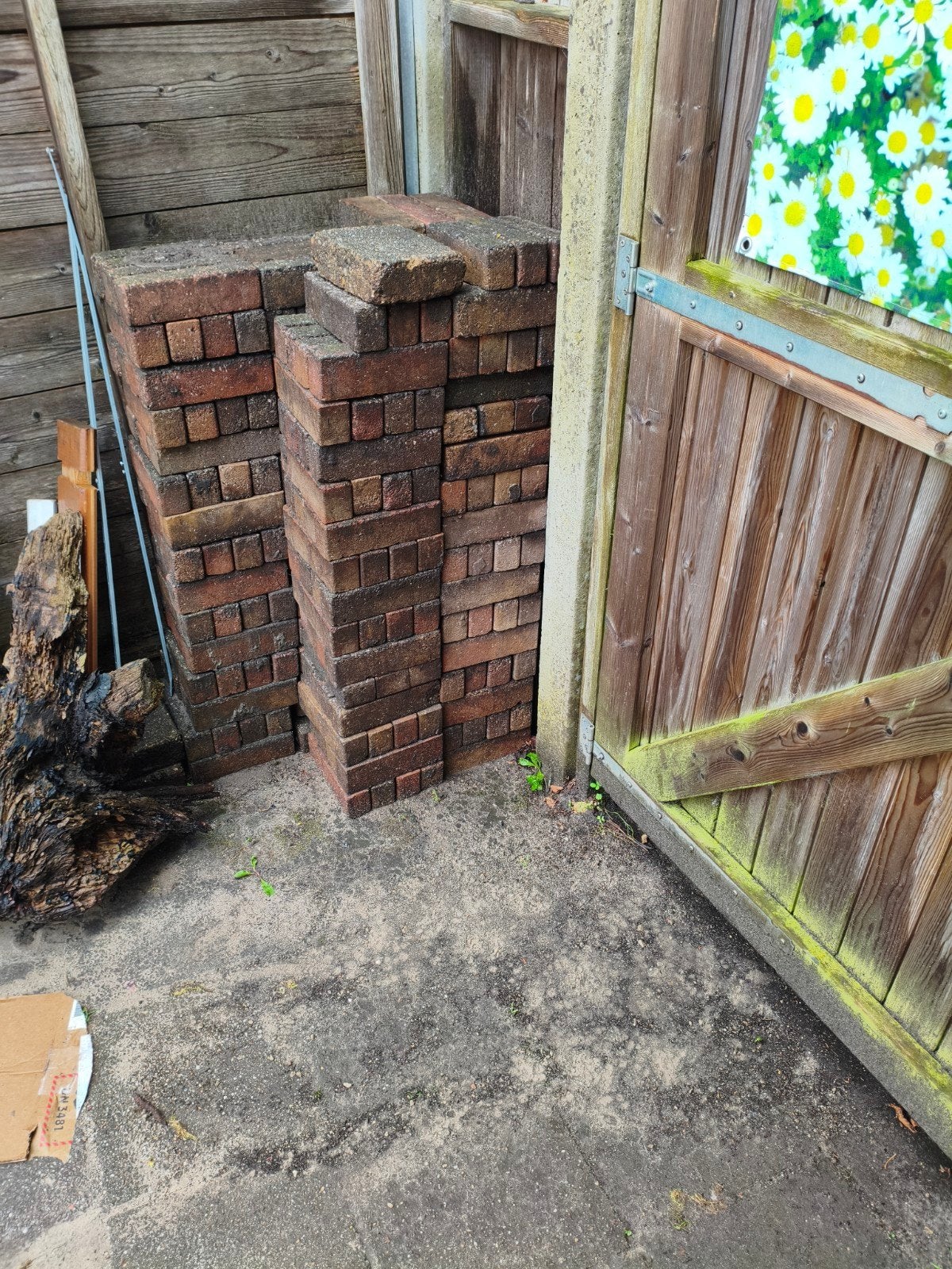 Gebruikte bakstenen voor tuin of bestrating, Ophalen of Verzenden, Gebruikt, Bakstenen