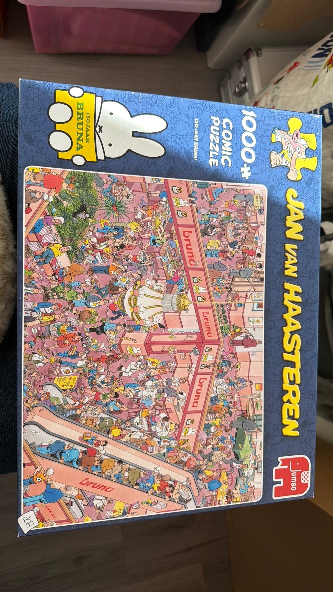 Puzzel Jan van Haasteren / Bruna, Ophalen of Verzenden, 500 t/m 1500 stukjes, Gebruikt