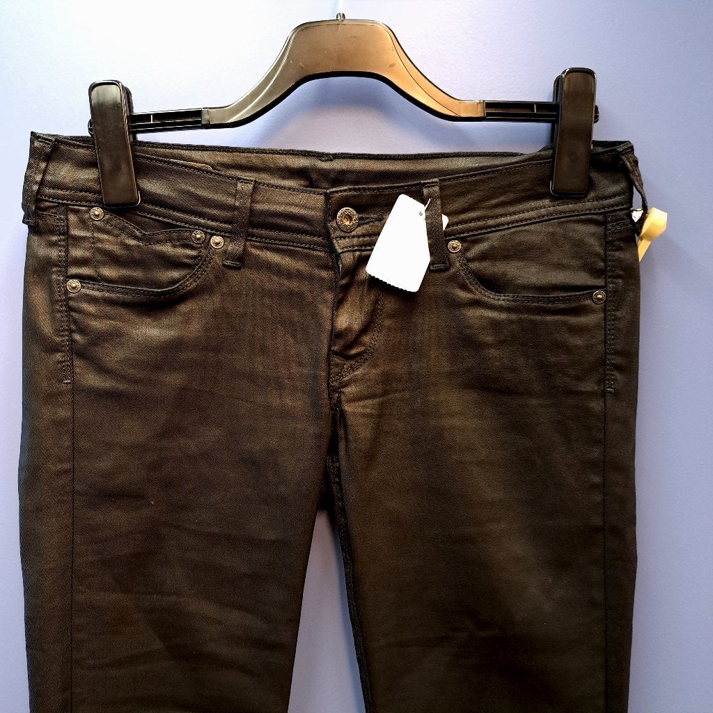 Pepe Jeans Coated jeans,slim fit low waist zwart mt 30 39965, ., Zwart, Ophalen of Verzenden, Zo goed als nieuw