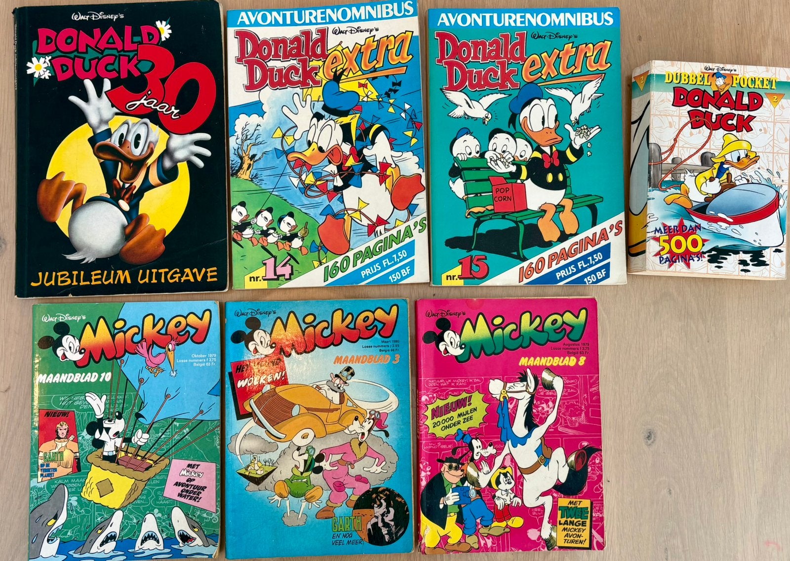 Paar oude Mickey maandblad 1979 DD etc, Boeken, Meerdere comics, Ophalen of Verzenden, Zo goed als nieuw, Europa