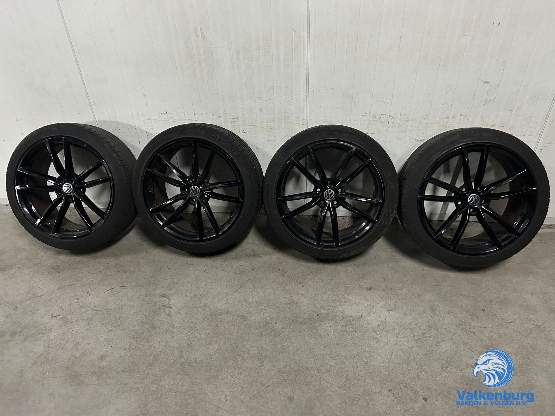 VW Caddy Passat 19 inch zwarte Pretoria look velgen 5x112 zo, Auto-onderdelen, Banden en Velgen, 19 inch, Gebruikt, -, -
