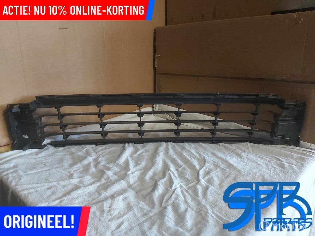 VW POLO 6C 14> GRILLE Bumperrooster MIDDEN ROOSTER 6C0853677, Gebruikt, Volkswagen, Ophalen of Verzenden, Volkswagen