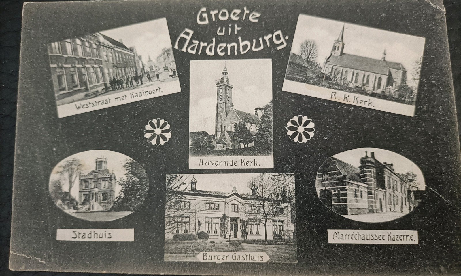 Aardenburg. 6-luik. 1916. Zeeuws-Vlaanderen, Verzenden, Voor 1920, Gelopen, Zeeland