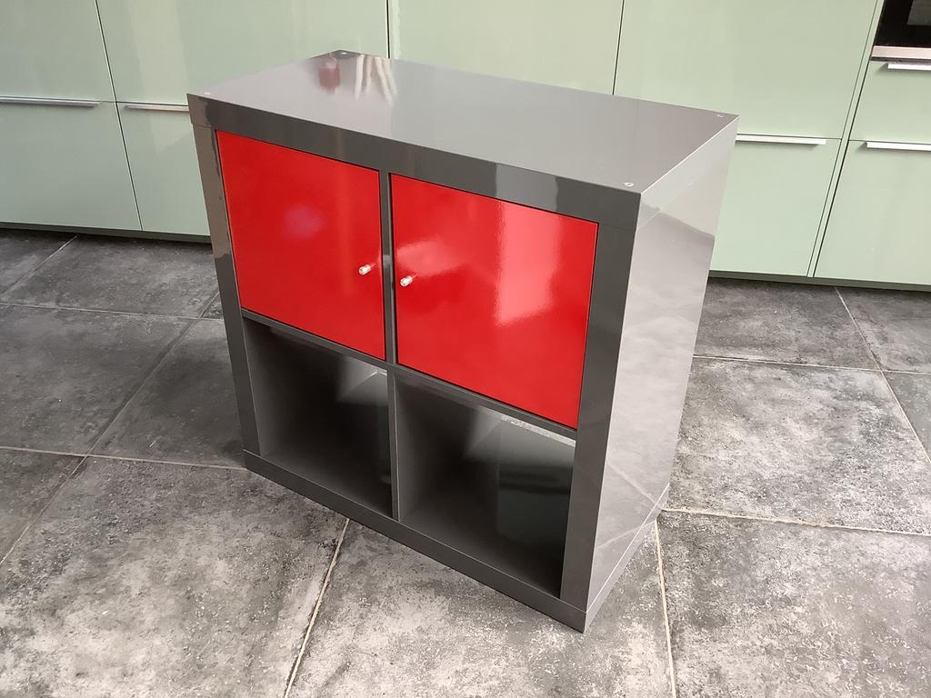 Ikea kast met 4 vakken, Ophalen, Gebruikt