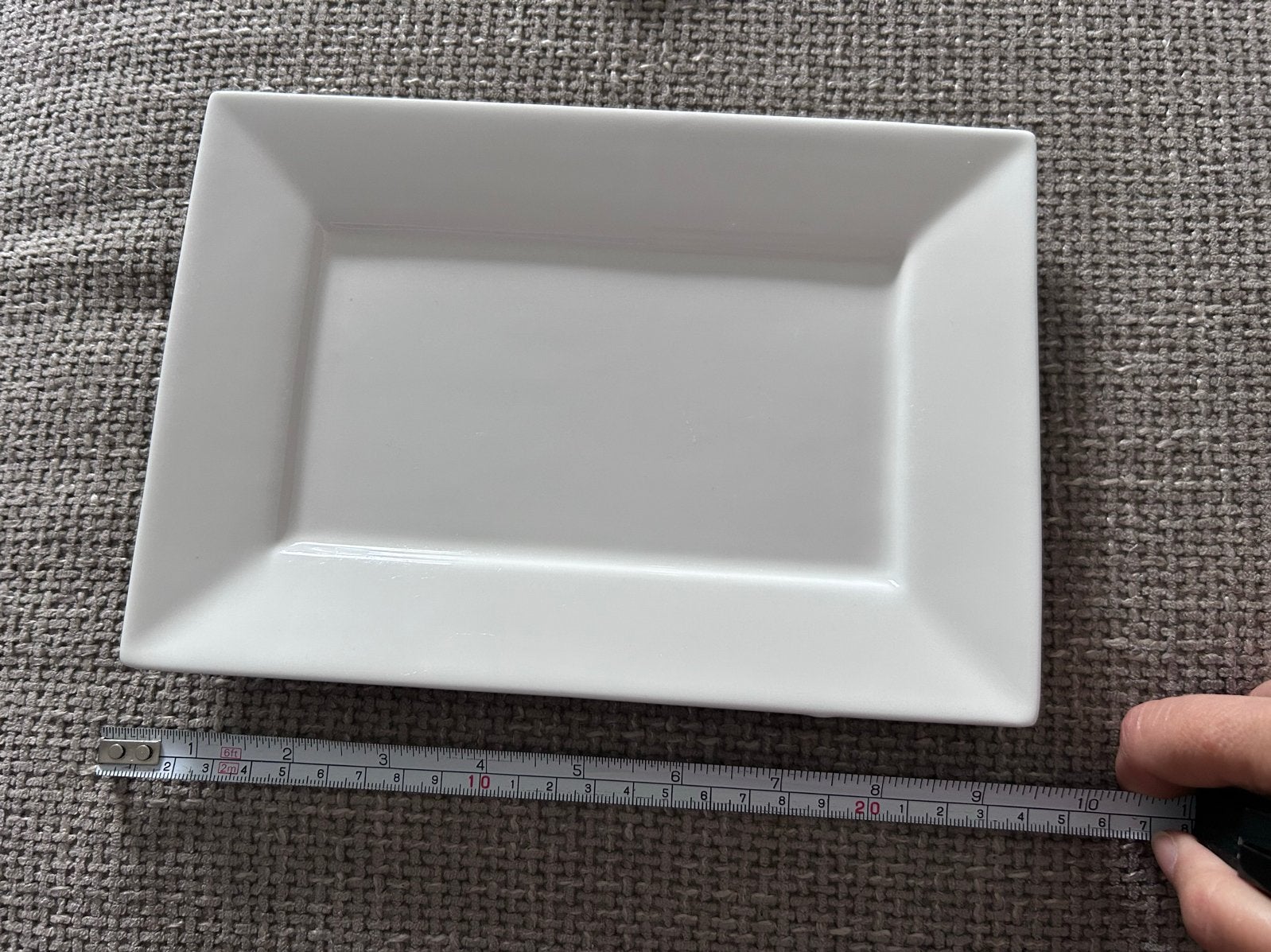 Wit rechthoekig schaaltje van Xenos melkkannetje suikerpot, Overige merken, Keramiek, Ophalen of Verzenden, Modern