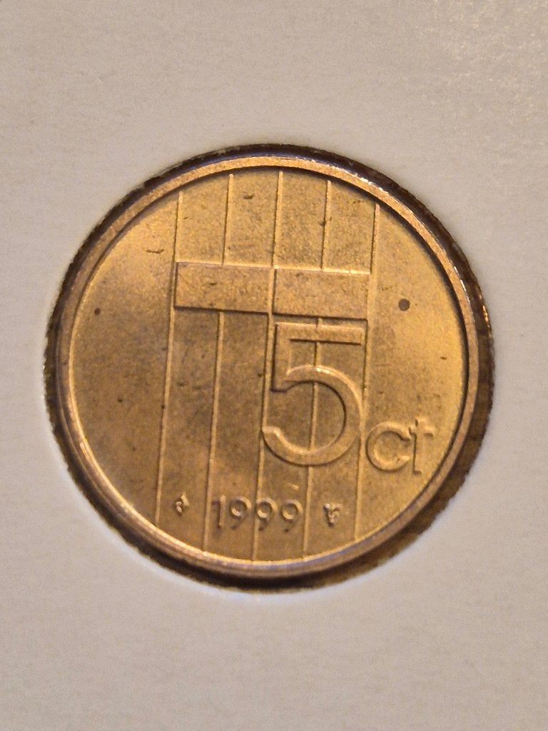 Nederland - 5 Cent 1999, Verzenden, Overige landen, Losse munt