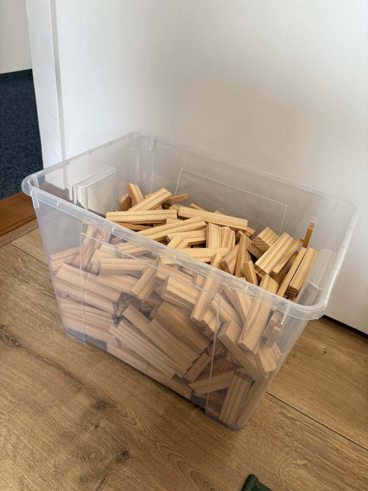 Houten bouwplankjes Kapla, Kinderen en Baby's, Speelgoed | Houten speelgoed, Ophalen, Zo goed als nieuw
