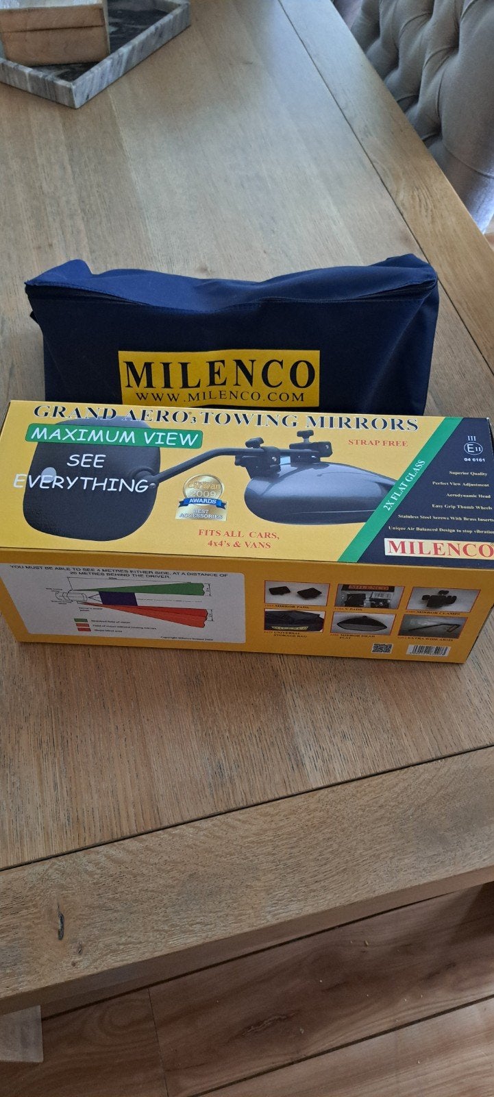 Milenco Grand Aero3 caravanspiegels - Maximum View (Nieuw), Ophalen, Nieuw