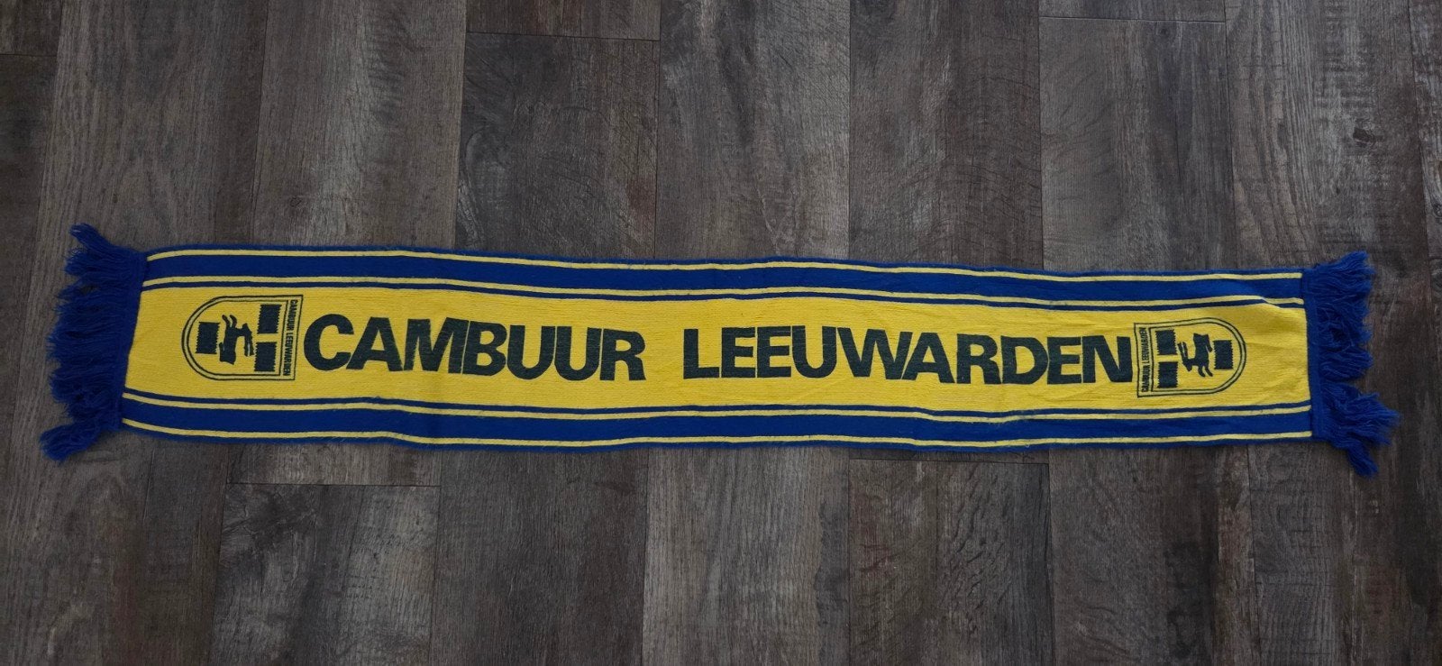 Sjaal Cambuur Leeuwarden, Ophalen of Verzenden, Zo goed als nieuw, Buitenlandse clubs, Vaantje of Sjaal