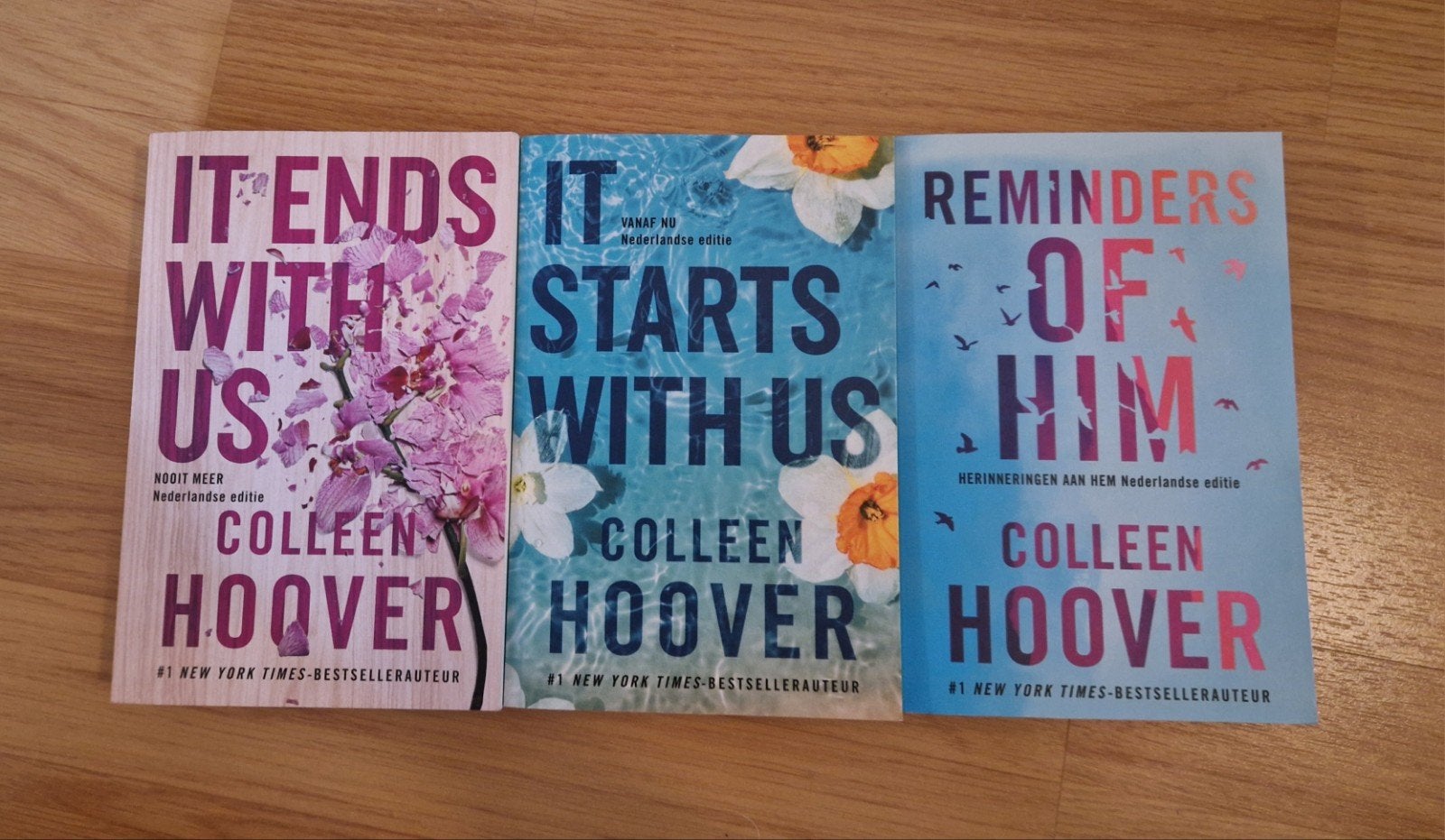 Boeken: It ends with us/ It starts with us/reminders of him, Boeken, Romans, Ophalen, Nieuw, Colleen Hoover