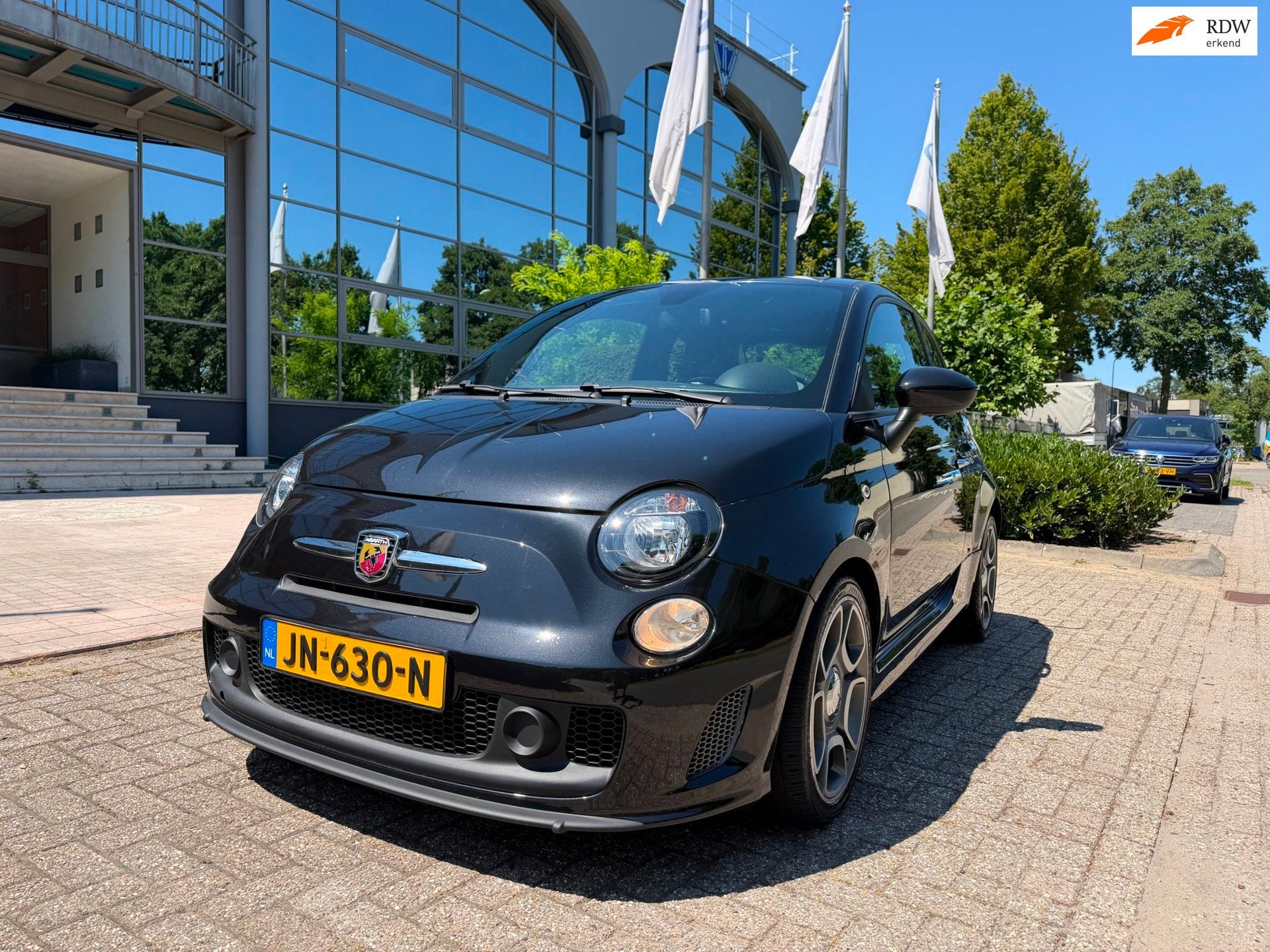 Fiat 500 1.4 T-Jet Abarth Elaborabile automaat ,leer ,apk, 15 km/l, Gebruikt, 4 cilinders, Leder